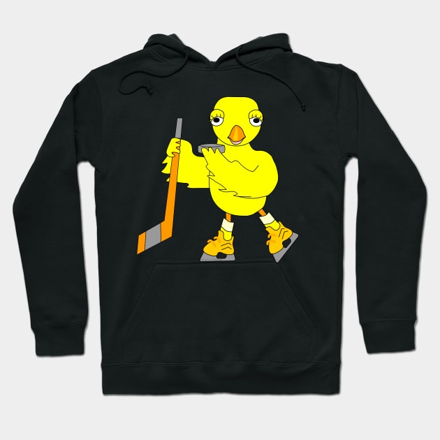 Hockey Chick Hoodie by Barthol Graphics